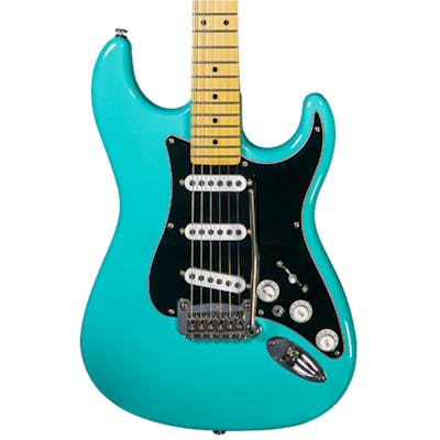 G&L USA Fullerton Deluxe S-500 Electric Guitar in Turquoise